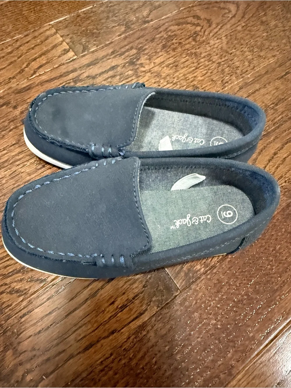 Cat & Jack Navy Blue Boys Slip-On Loafers